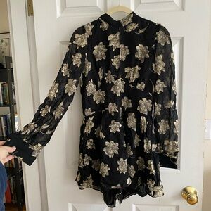 Topshop • Floral Romper • Size 6